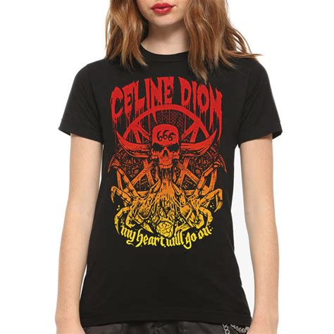 celine dion metal t shirt